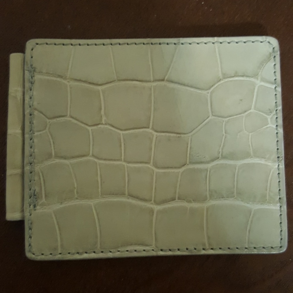 Super rare crocodile Domenico Vacca wallet